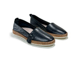 Women's Leather Black Color Ballerina Shoes